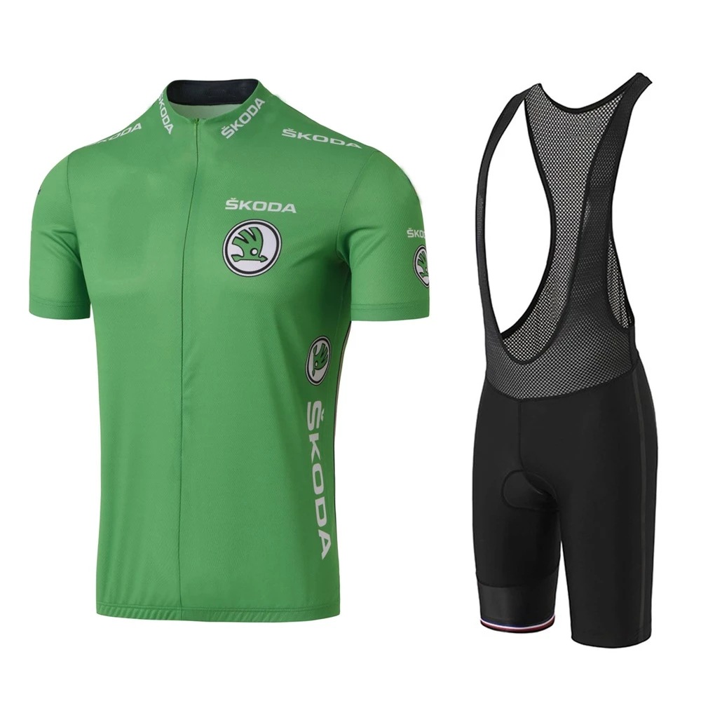 Summer New Road Cycling Equipment Short-Sleeved Bib Pants Cycling Suit - Image 4