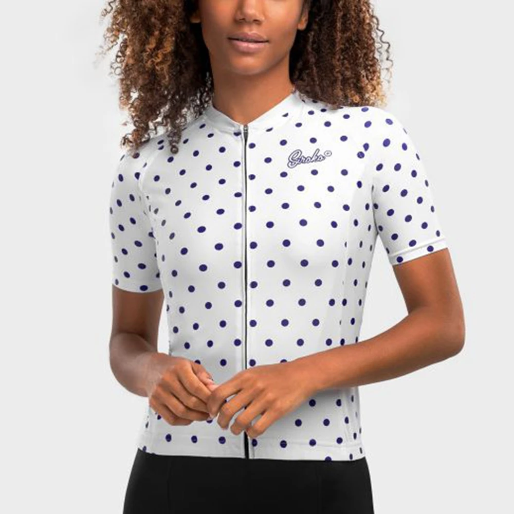 Summer Race Bicycle Shirts Women 2023 Beautiful cycling Jersey for women's Custom outdoor Cycling wear - Image 2