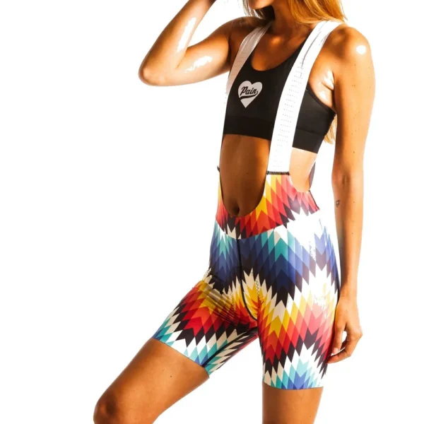 LOVE THE PAIN Women's Cycling Bib Shorts 2023 19D Gel cushion Italian laser cutting outdoor riding Bicycle bottom