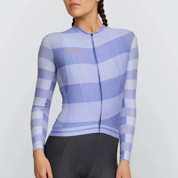 Spring Autumn Women Long Sleeve Cycling Jersey The Pedla Team Race Good elastic polyester Bicycle Tops Wear Maillot Ciclismo