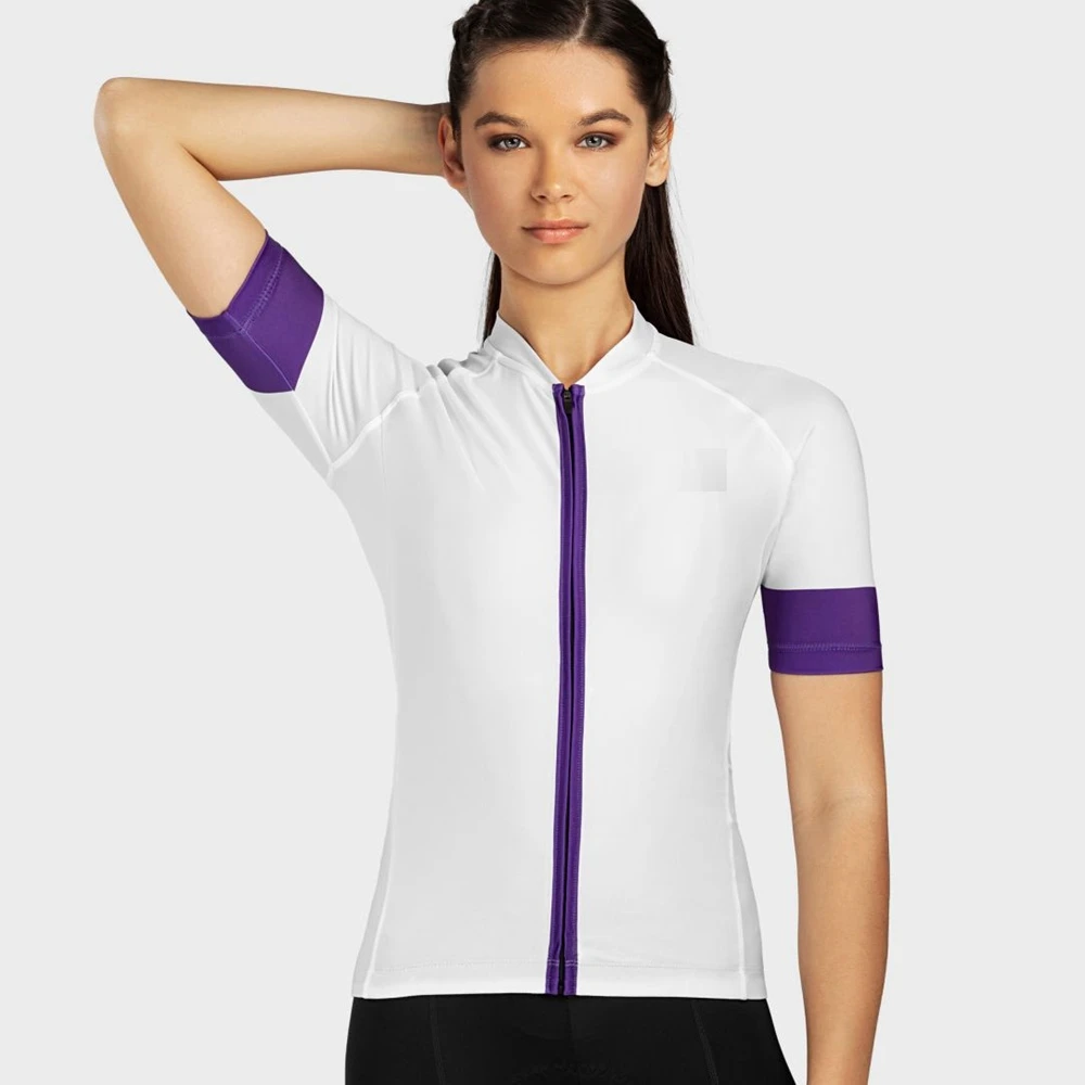 Summer Race Bicycle Shirts Women 2023 Beautiful cycling Jersey for women's Custom outdoor Cycling wear - Image 3