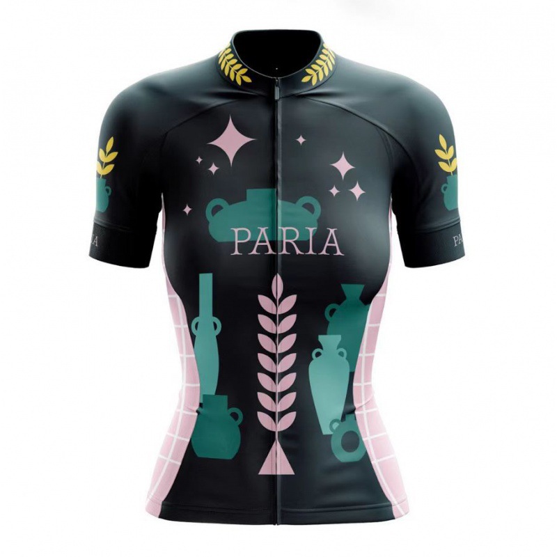 2023 New Short Sleeve Cycling Suit Women's Moisture-Wicking Cycling Suit Summer Road Cycling Suit Cycling Top - Image 4