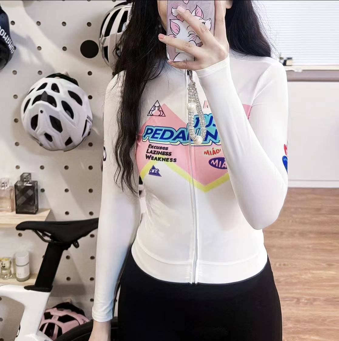 24 New Styles Of Cycling Jerseys For Men And Women, Long-Sleeved Breathable Spring And Autumn Road Bike Sun Protection Quick-Drying Tops - Image 2