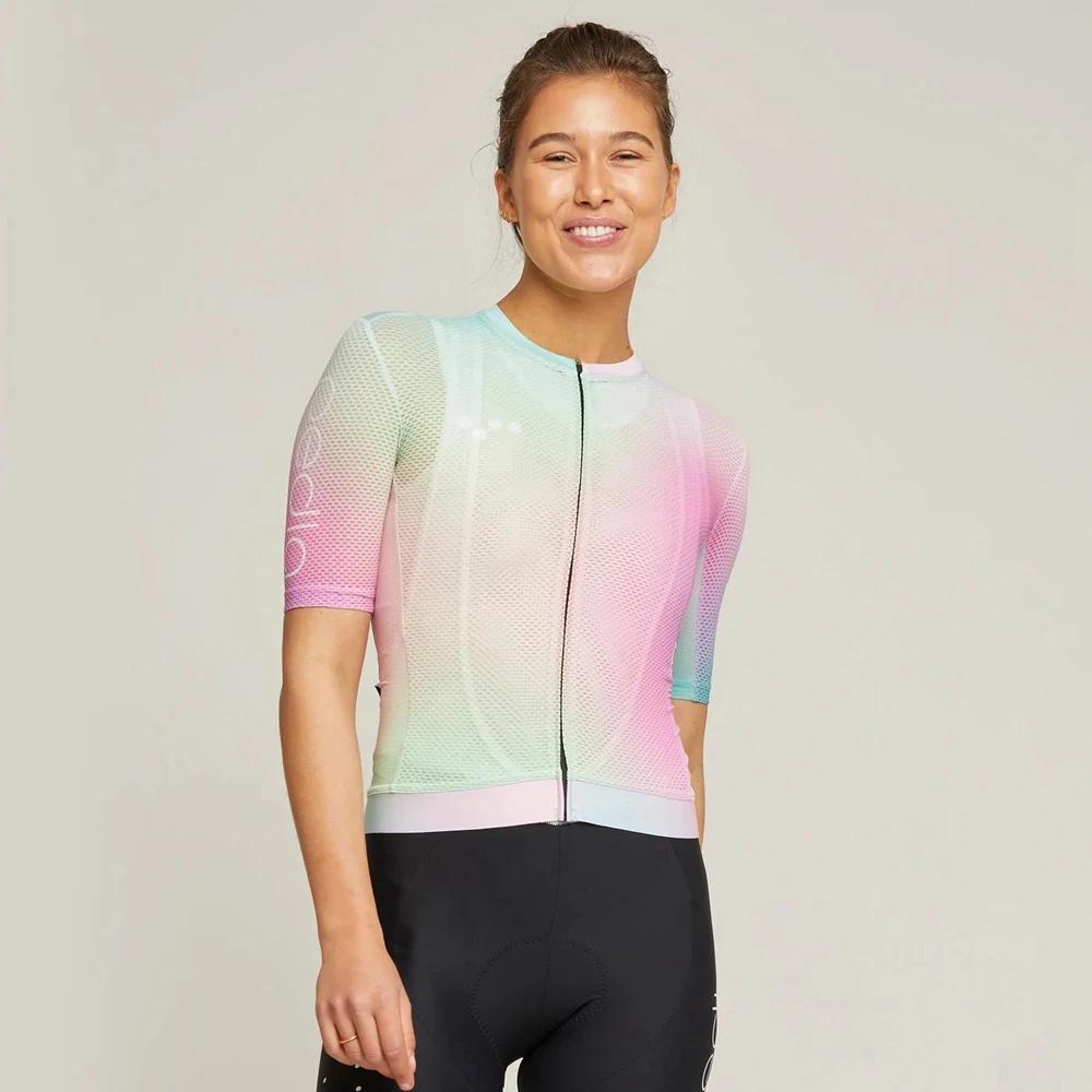 2023 Spring Women Cycling Short Sleeve Jersey Team Pedla Aero elastic Bike Clothing Ropa Ciclismo Fit Body Riding Shirts - Image 5