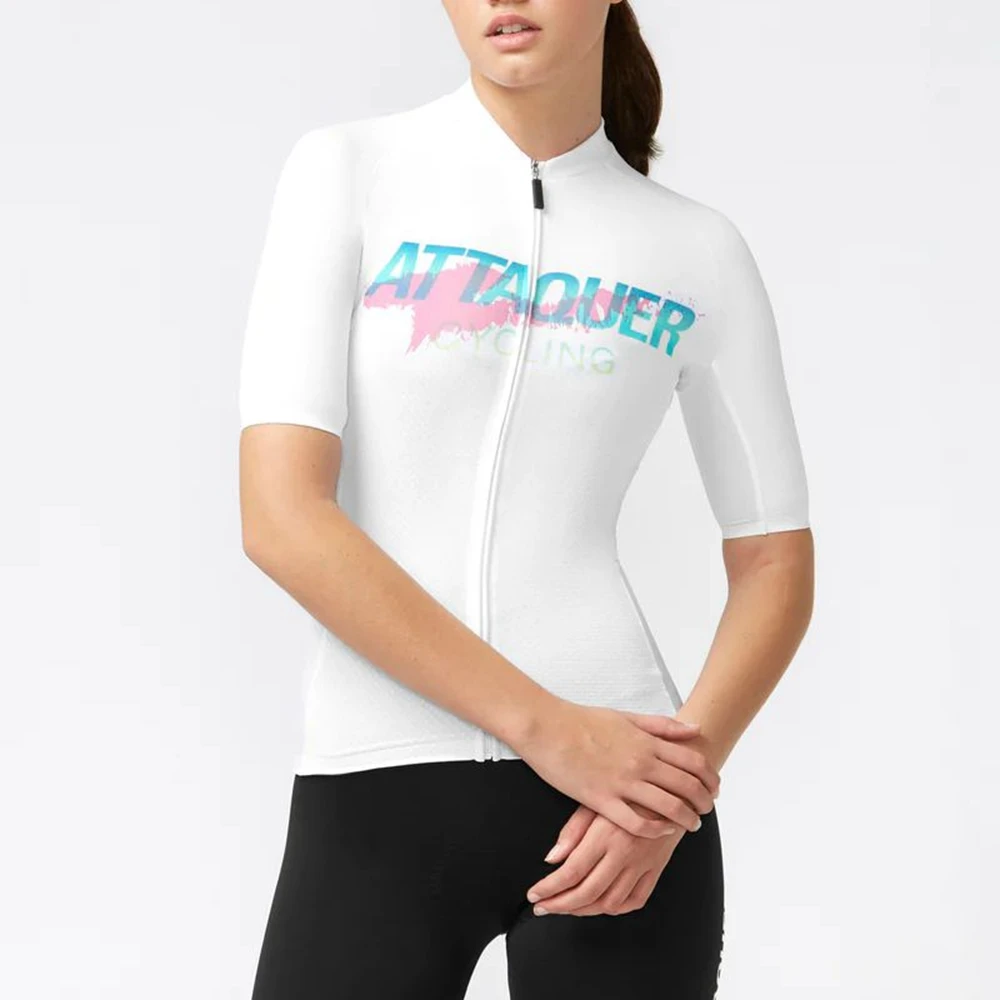 Pursuit Speed bicycle Riding Tops Attaquer Women Summer Fit Body short sleeve Cycling jersey Road bike MTB Shirts - Image 2