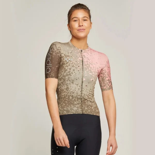 2023 Spring Women Cycling Short Sleeve Jersey Team Pedla Aero elastic Bike Clothing Ropa Ciclismo Fit Body Riding Shirts