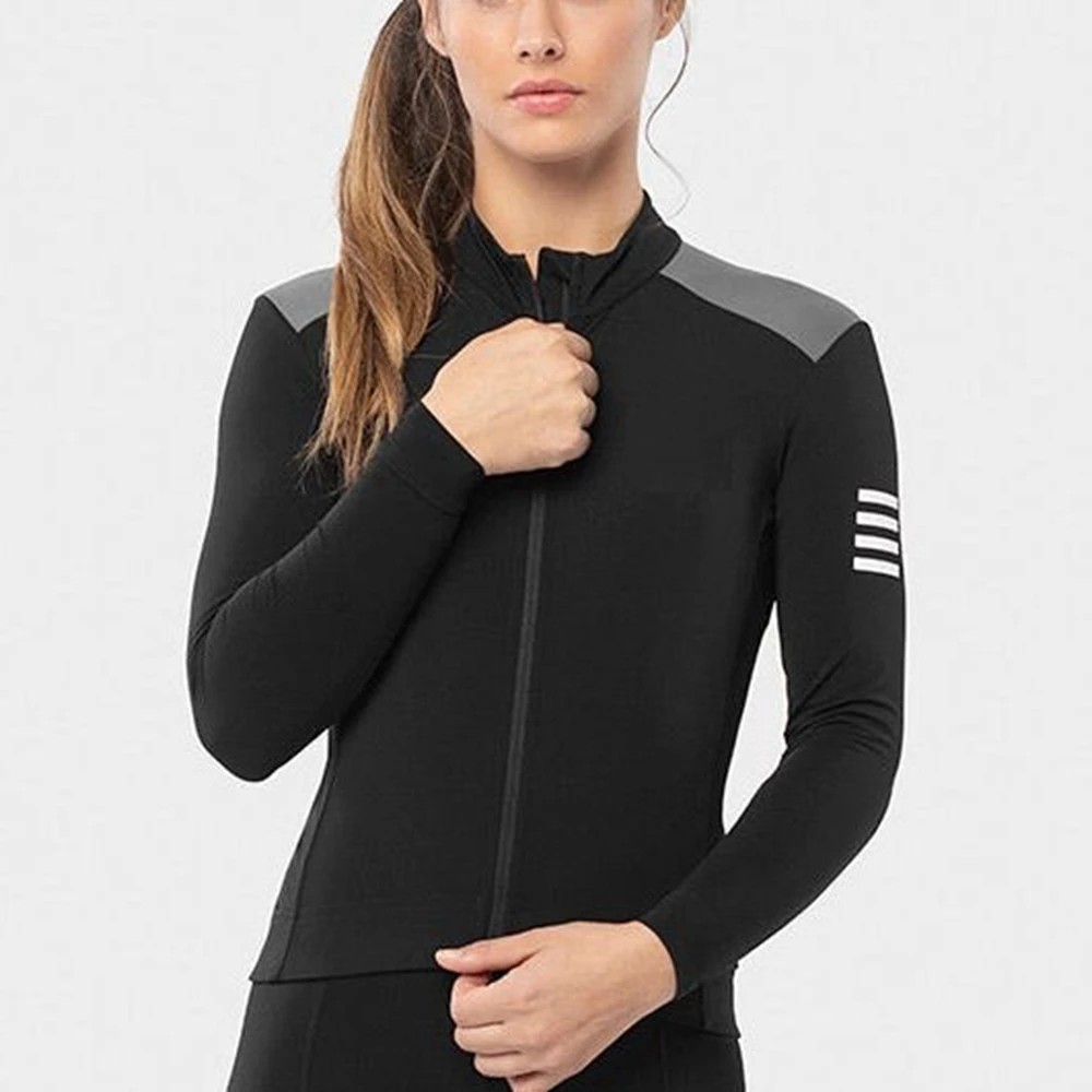 Pink White 2023 Women Pro Cycling Jersey Coolmax Long Sleeve Riding Bike Shirts Coolmax Bicycle Tops Wear Pink Blue - Image 5