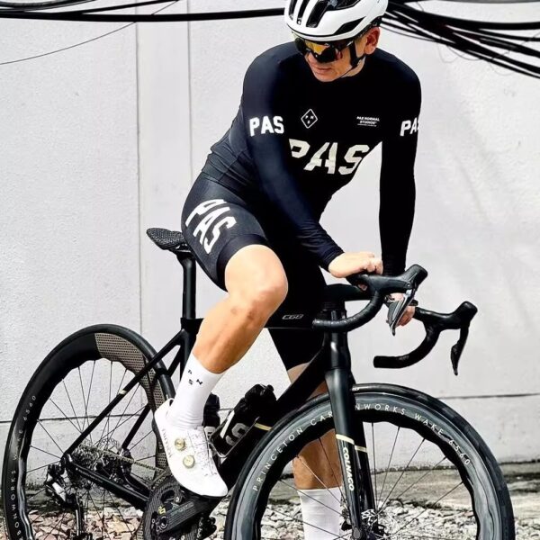 2024 PAS Pro Rain Men's And Women's Cycling Jersey Quick-Drying Short-Sleeved Road Cycling Long-Sleeved Top